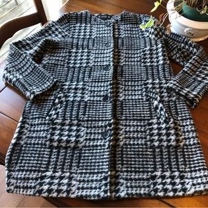Nanette Lepore Houndstooth Wool Coat